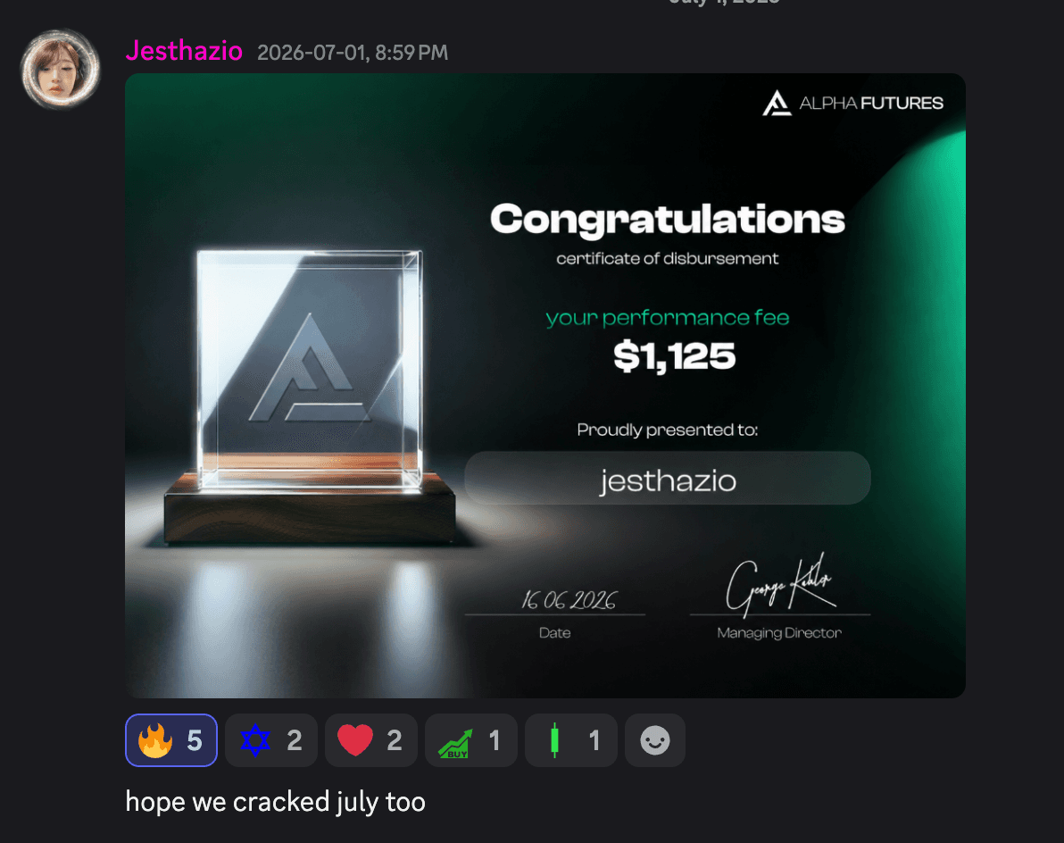 TB Trading Discord community screenshot