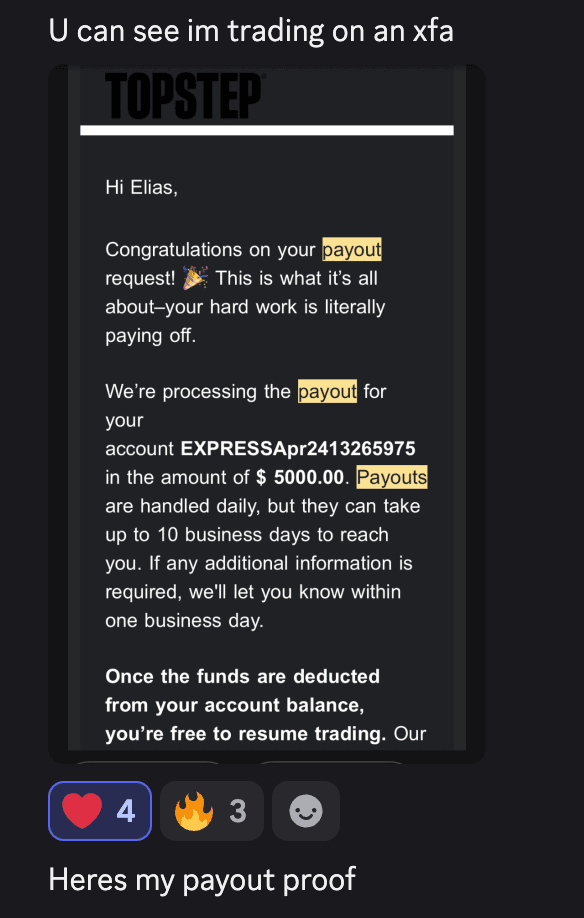 TB Trading Discord community screenshot