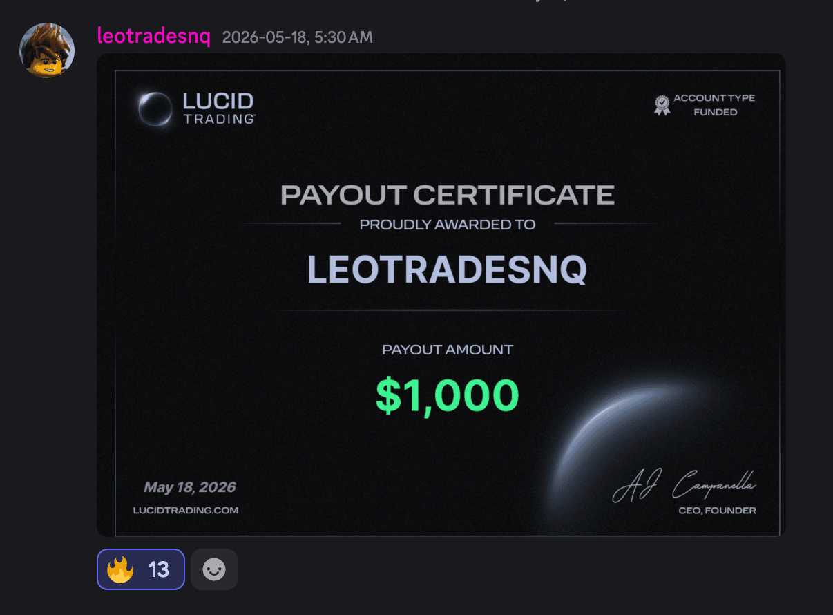 TB Trading Discord community screenshot