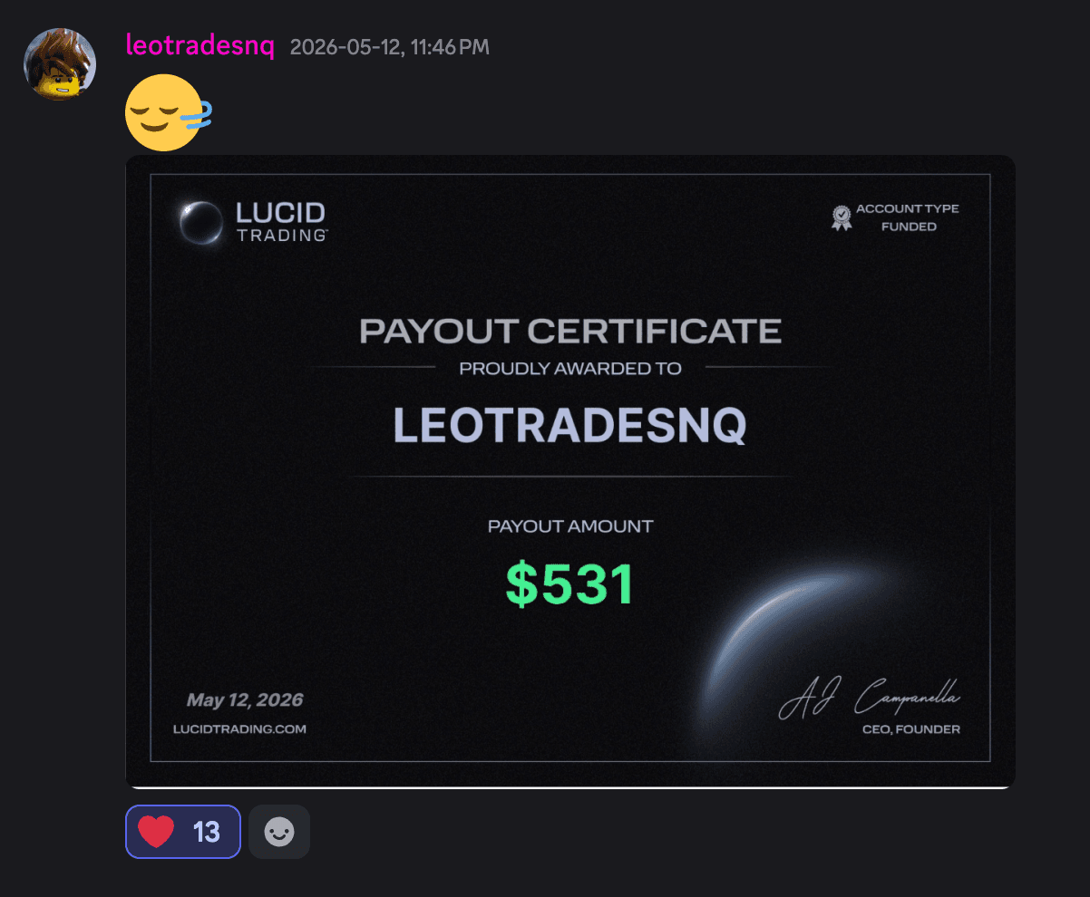 TB Trading Discord community screenshot
