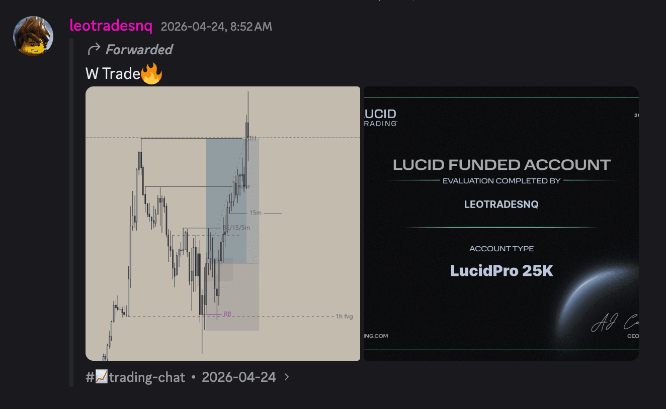 TB Trading Discord community screenshot