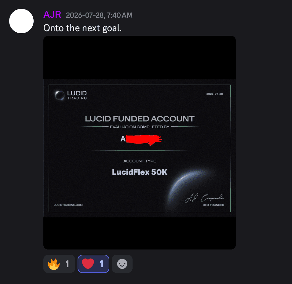 TB Trading Discord community screenshot