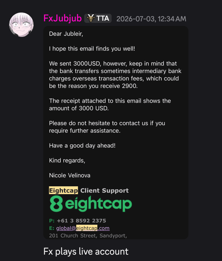 TB Trading Discord community screenshot